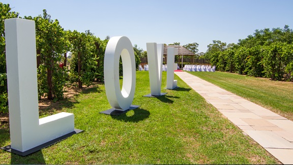 Giant Love Sign